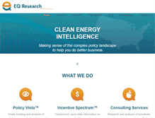 Tablet Screenshot of eq-research.com